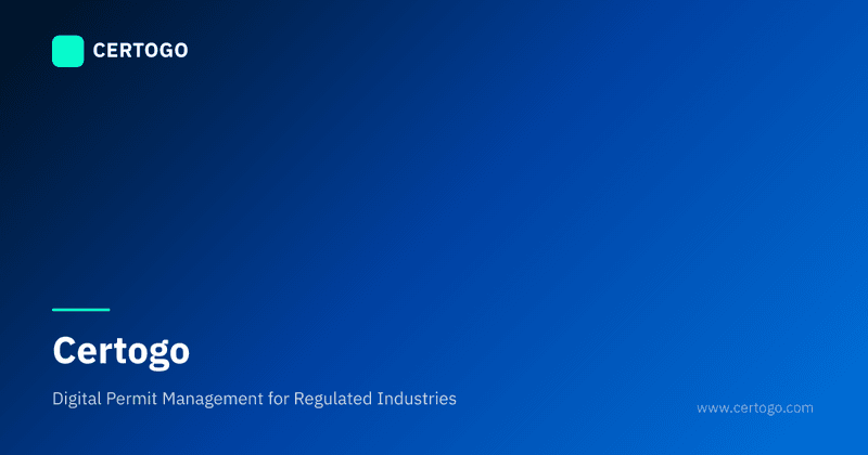 Certogo — Digital Permit + LMS Platform
